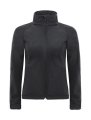 Dames Softshell Jas Hoodie B&C JW937 dark grey